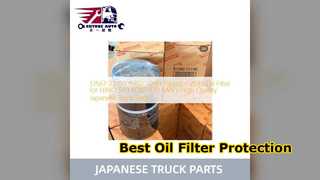 Hino Kobelco 및 Sany Trucks용 고품질 오일 필터
