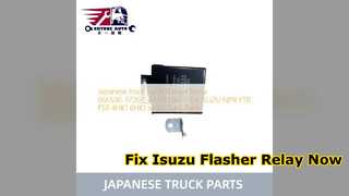 Isuzu 성 노출증 릴레이 066500 3720 교체 가이드