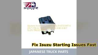 Isuzu NQR 스타터 릴레이 8971739470 수리 솔루션