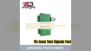 Isuzu 성 노출증 릴레이 066500 6331 교체 부품