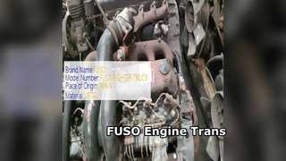 FUSO 전투기 6D17 엔진 6단 트랜스
