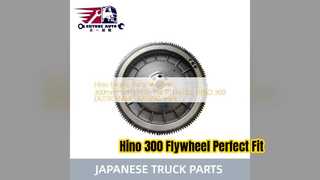 히노 300 N04C 플라이휠 300mm 13450 78260 교체