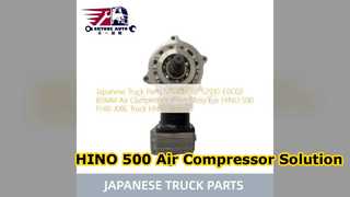 HINO 500 J08E 공기 압축기 펌프 S2910E0C02 교체
