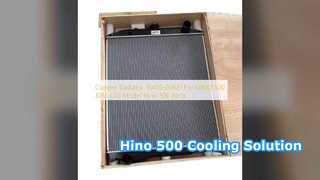 HINO 500 J08E 구리 라디에이터 교체 부품