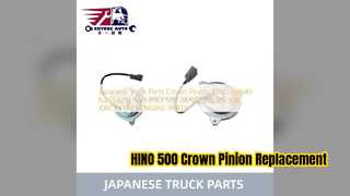 HINO 500 크라운 피니언 41221 E0640 교체 부품