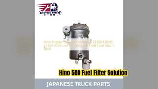 Hino 500 연료 필터 Assy 23300 E0020 교체