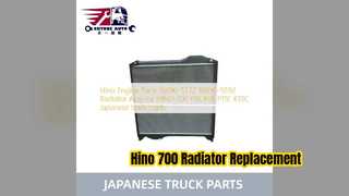 Hino 700 Profia P11C K13C 라디에이터 어셈블리 교체