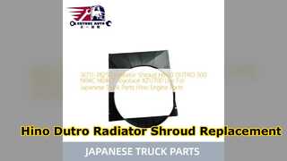 Hino Dutro 300 라디에이터 덮개 16711 78250 교체