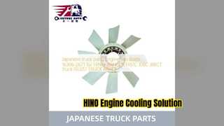 HINO J08C 엔진 팬 블레이드 16306 2671 교체