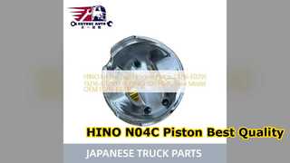 HINO N04C 피스톤 13216 E0291 고성능 엔진 부품