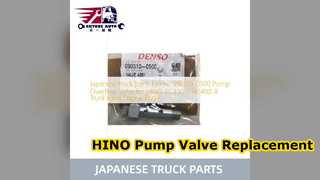 HINO 트럭 펌프 오버플로 밸브 090310 0500 교체