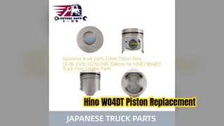 히노 W04DT 엔진 피스톤 Assy 13216 2390 104mm 부품