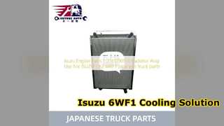 Isuzu 6WF1 라디에이터 Assy 1214109000 프리미엄 트럭 부품