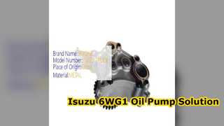 ZX460 ZX450 굴삭기용 Isuzu 6WG1 오일 펌프 8974318770