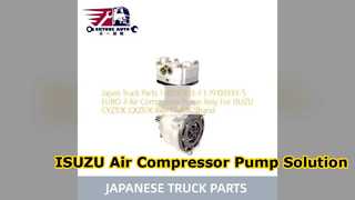 ISUZU 6WF1 공기 압축기 펌프 교체