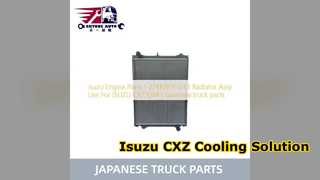 Isuzu CXZ 6WF1 라디에이터 Assy 엔진 냉각 솔루션