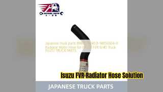 Isuzu FVR 6HK1 라디에이터 호스 8980509240 교체