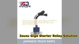 Isuzu Giga 시동기 릴레이 1811710870 신뢰할 수 있는 트럭 부품