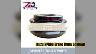 Isuzu NPR66 후방 브레이크 드럼 교체 부품
