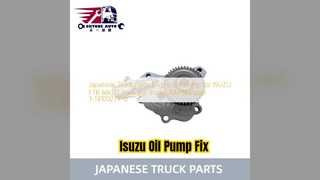 Isuzu FTR 6BG1T 오일 펌프 업그레이드