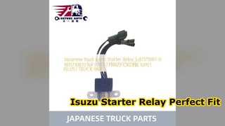 Isuzu 스타터 릴레이 1811710870 신뢰할 수 있는 트럭 부품