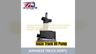 ISUZU FTR FVR 오일 펌프 6HK1 L210 0029M