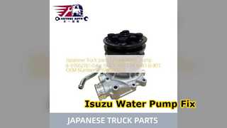 Isuzu FVR FTR 워터 펌프 8976027810 엔진 수리