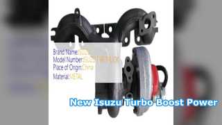 NPR NQR71 트럭 부품용 새로운 Isuzu 4HG1T 터보차저