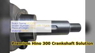 Hino 300 W04D N04C 크랭크축 고품질 교체