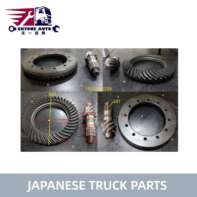 UD TRUCK CONDOR RF8 38110-90719용 일본 트럭 부품 크라운 피니언 6/41 38110-90719