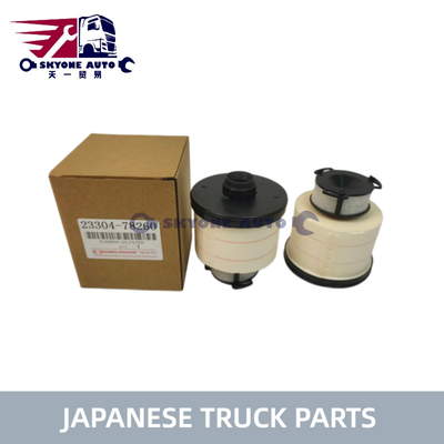 히노 엔진 부품 연료 필터 요소 23304-78260 23304-78150 HINO 300 DUTRO N04C 트럭에 사용