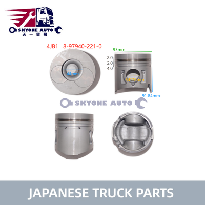 일본 트럭 부품 엔진 피스턴 8979402210 8-97940221-0 ISUZU 2.8TON TFR 4JB1T OEM 8-97940221-0