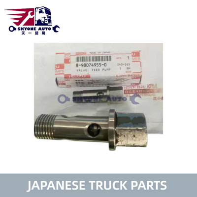 일본 트럭 부품 수급 펌프 밸브 8980749550 8-98074955-0 ISUZU NPR71 NQR75 4HK1 6HK1 트럭 ISUZU TRUCK PARTS