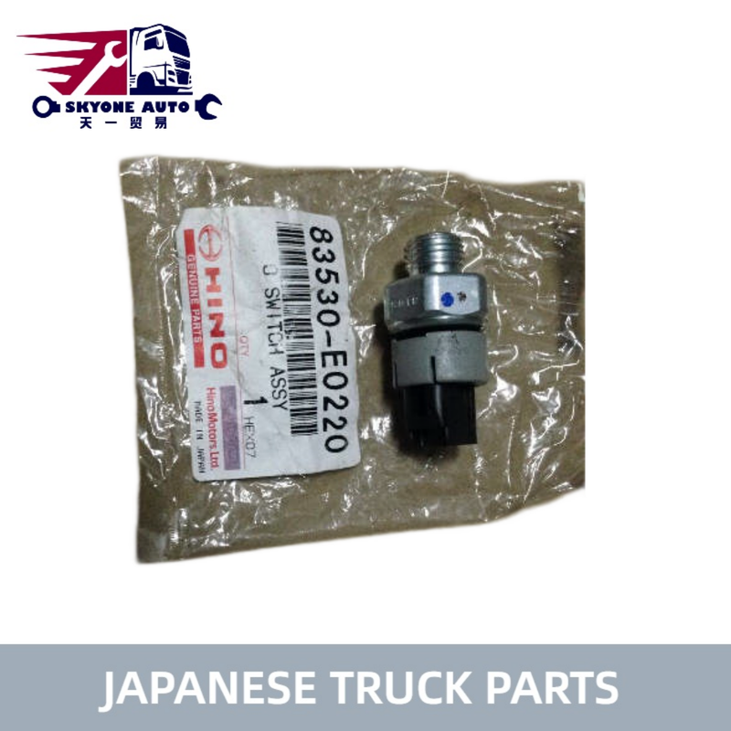 일본 트럭 부품 오일 압력 센서 83530-E0220 83530E0220 83530-1471 KOBELCO/HINO 500 J08C J08E SK200-6 트럭 Hino 엔진 부품용