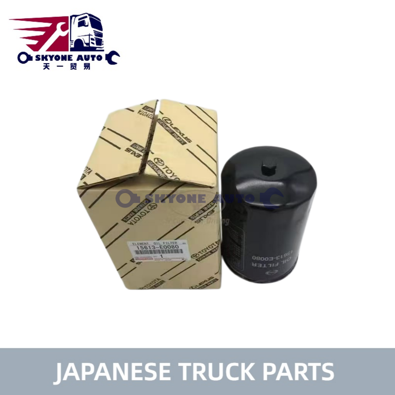 HINO 디젤 오일 필터 15630-E0080 15613E0080 15613-EV015 TOYOTA/HINO 300 트럭용 일본 트럭 부품